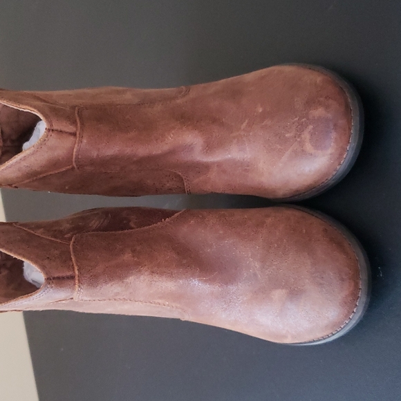 COPY - INDIGO By Clarks Heath Harrier Ankle Boots Cognac Size 7.5 - Picture 2 of 9